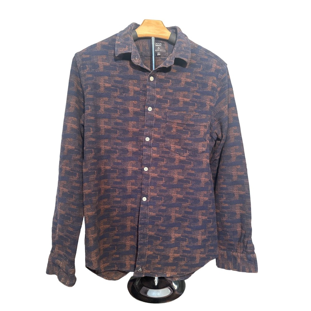 Catch Surfboard Co. Mens Button Down Size L